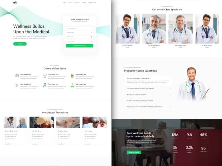 Webify - Plantilla WordPress multipropósito para médicos y clínicas